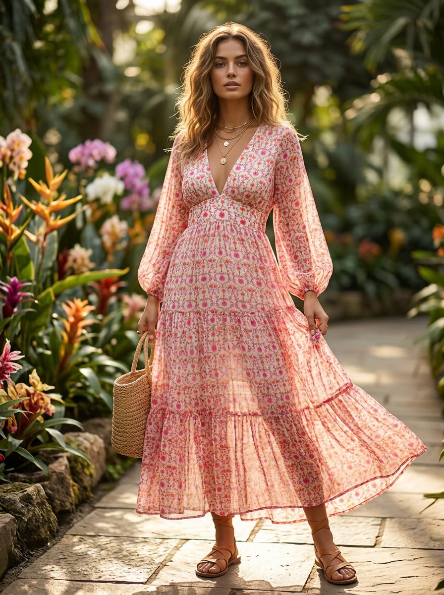 A Print Painted with Summer Hues