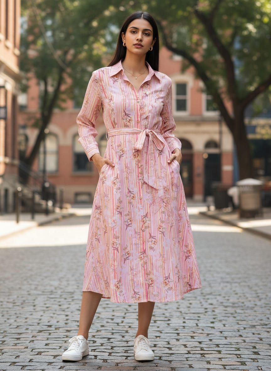Where Classic Stripes Meet Dainty Florals