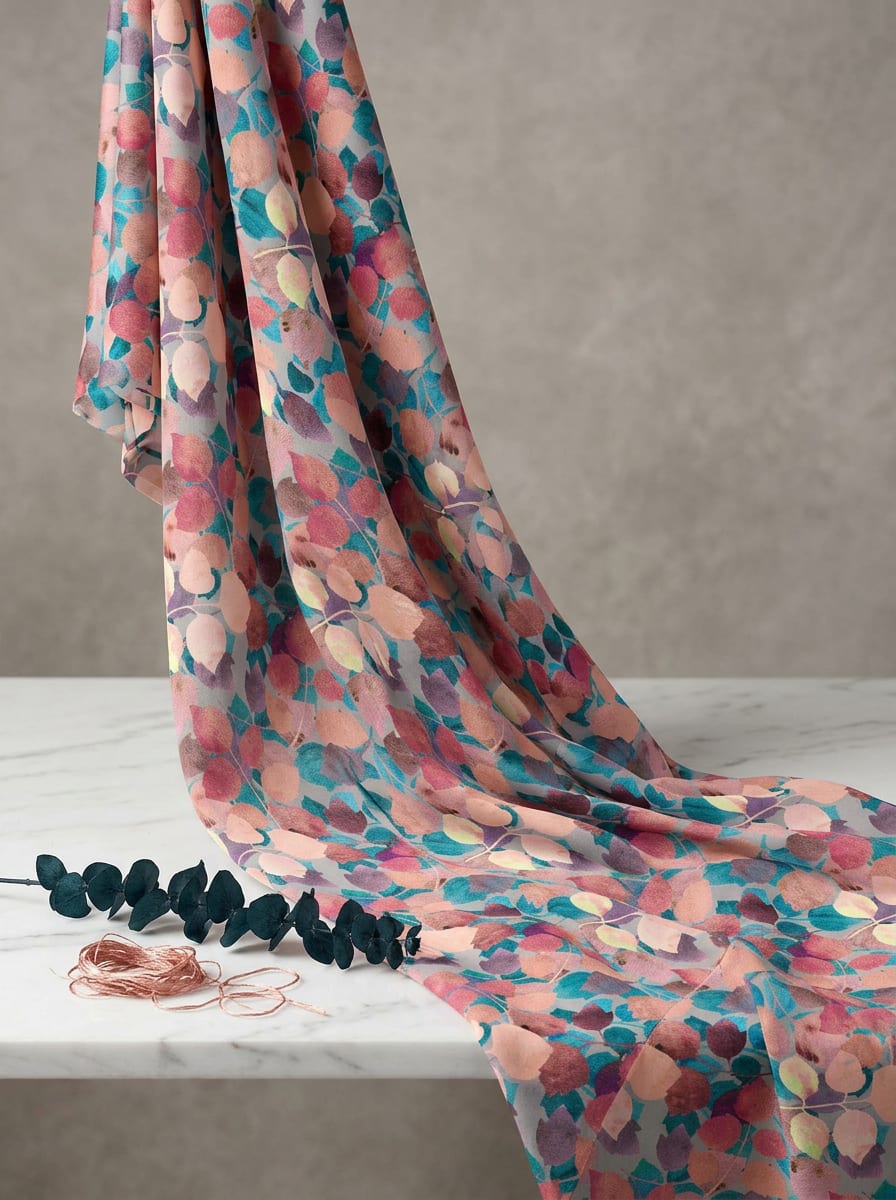 A Print Painted with Autumnal Hues
