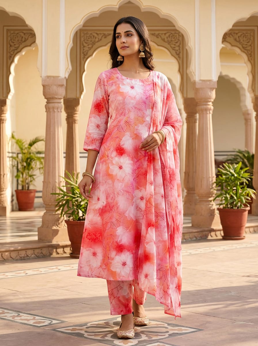 Where Watercolor Meets Woven Cotton