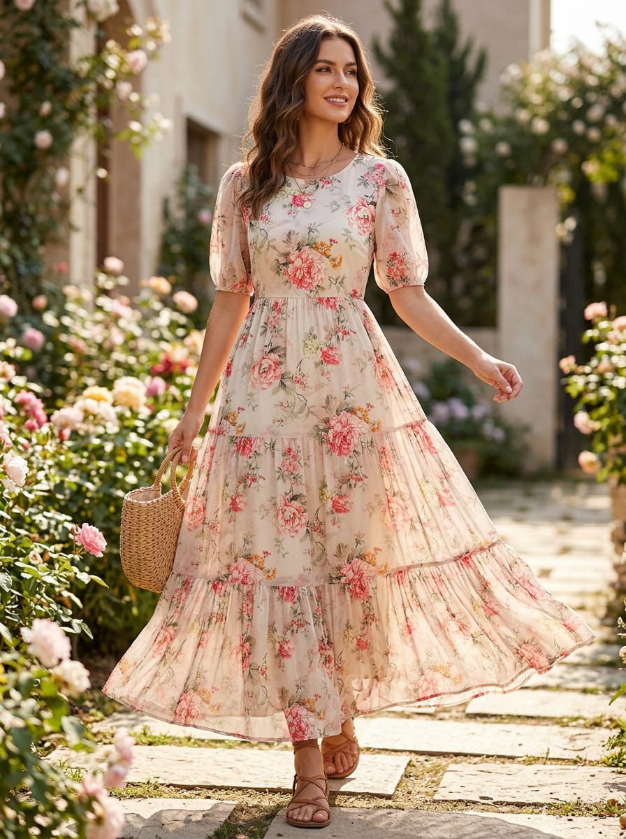 A Print That Captures a Timeless Garden