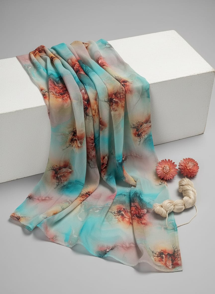 A Print That Moves Like Liquid Colour