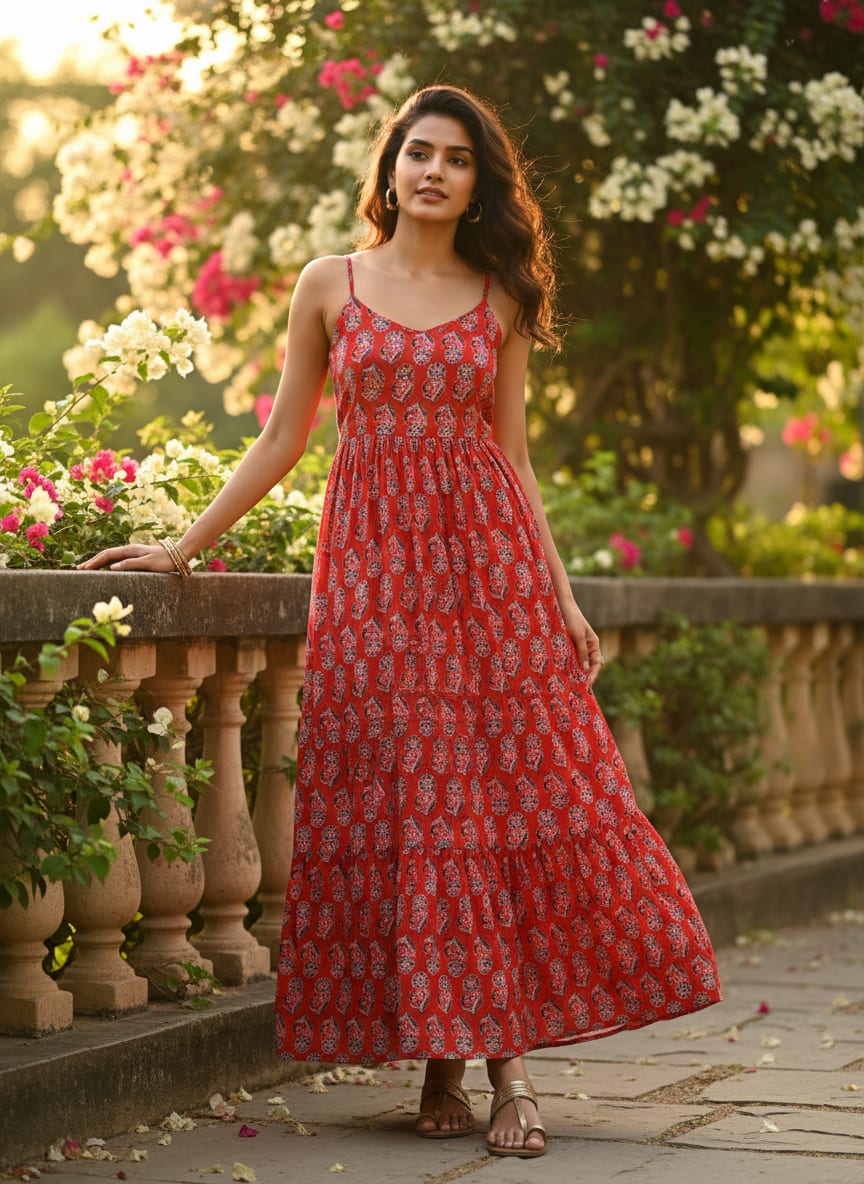 A Classic Motif, Rendered in Red