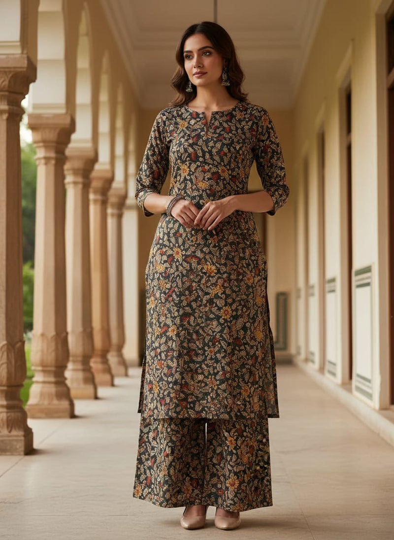 Dolden Floral Pure Cotton Printed Fabric Material