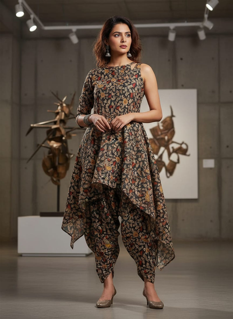 Dolden Floral Pure Cotton Printed Fabric Material