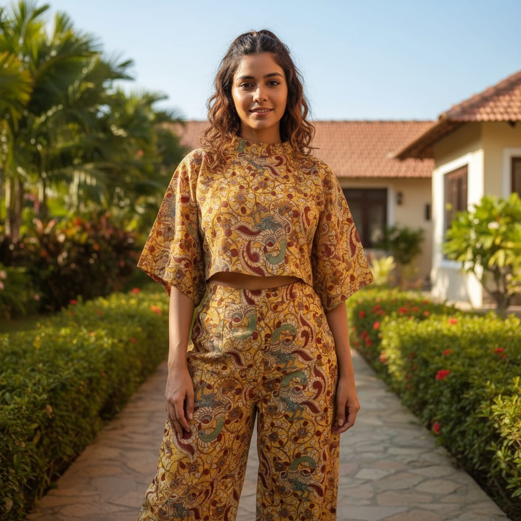 Estragon Decorative Pure Cotton Printed Fabric Material