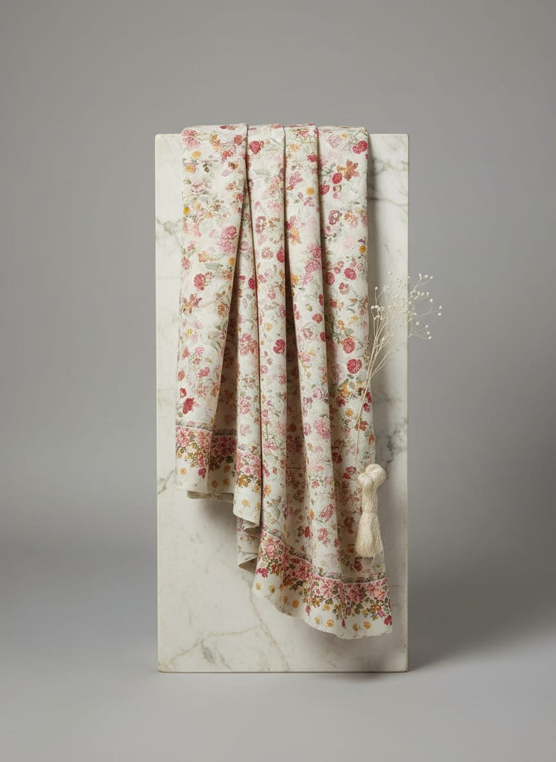 Multicolor Floral Pure Cotton Printed Fabric Material
