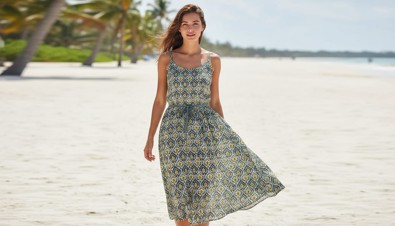Cruel Sea Ogee Pure Georgette Printed Fabric Material