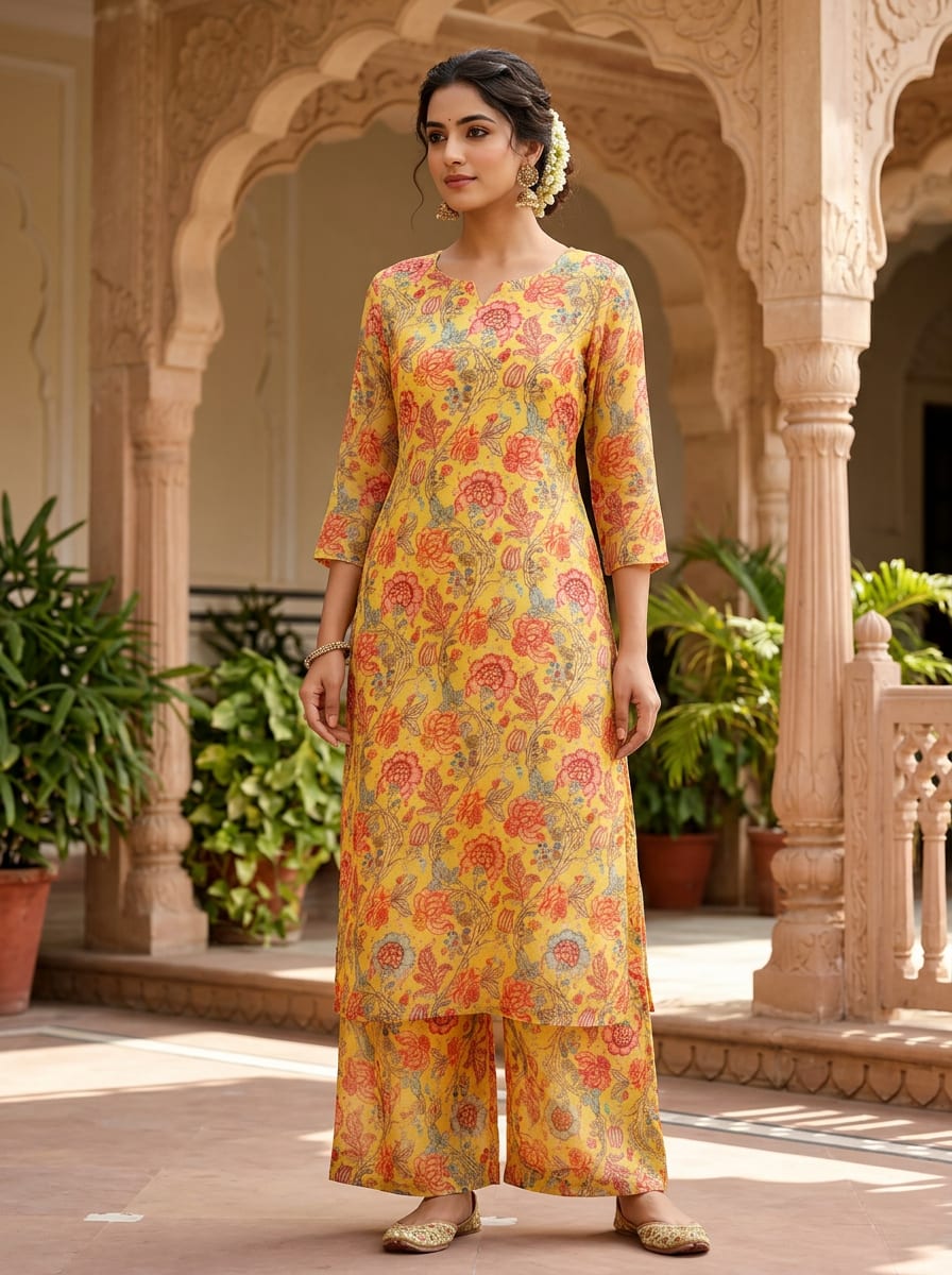 A Sun-Kissed Canvas of Heritage Florals