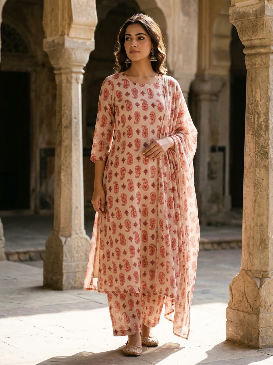 A Timeless Motif in a Gentle Hue