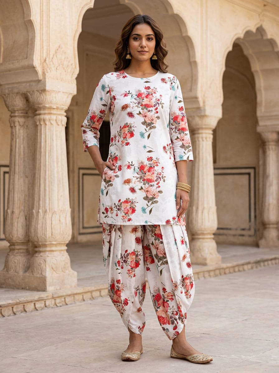 A Floral Print with a Painter's Touch