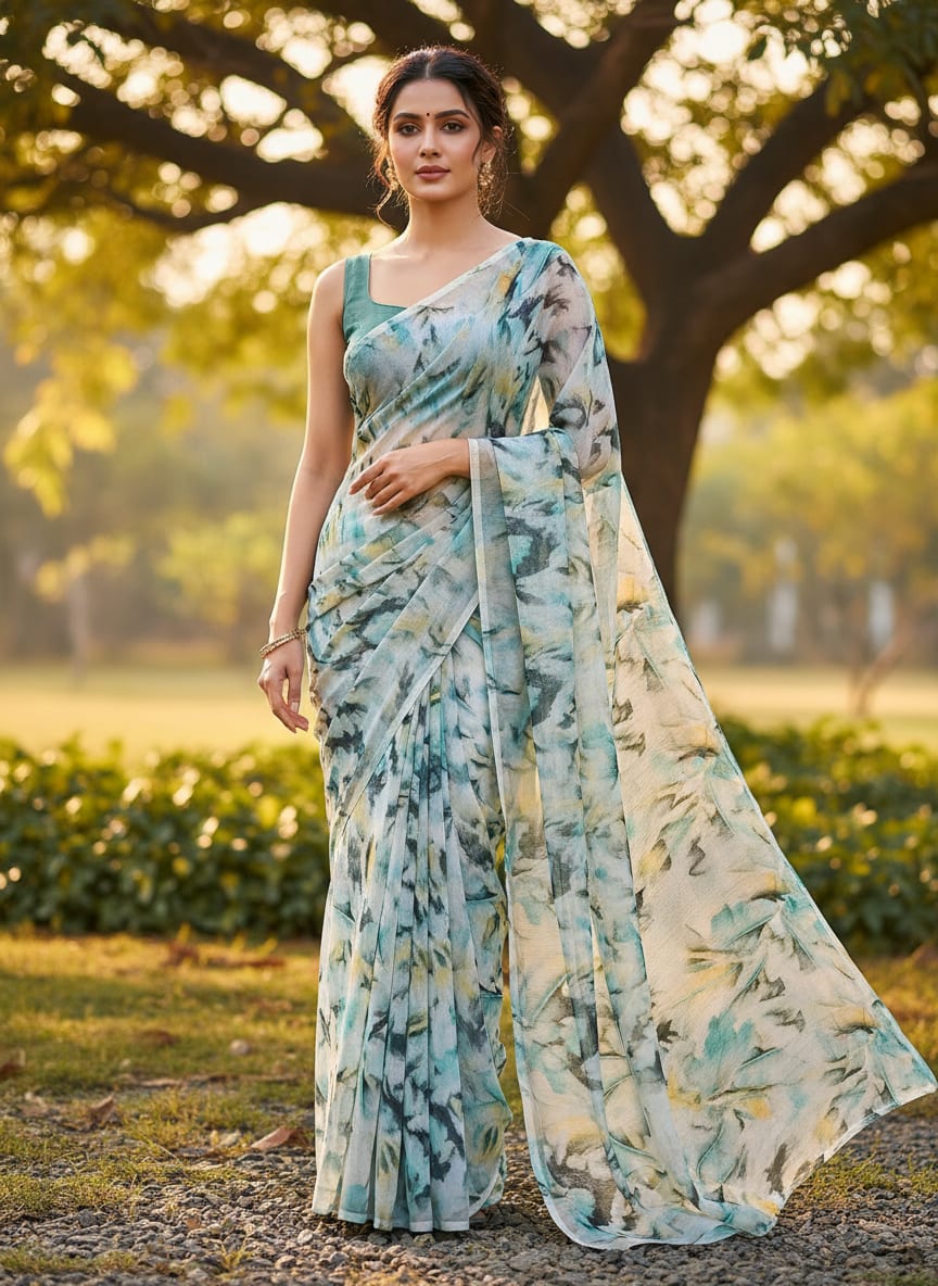 Where Watercolour Meets Woven Cloth