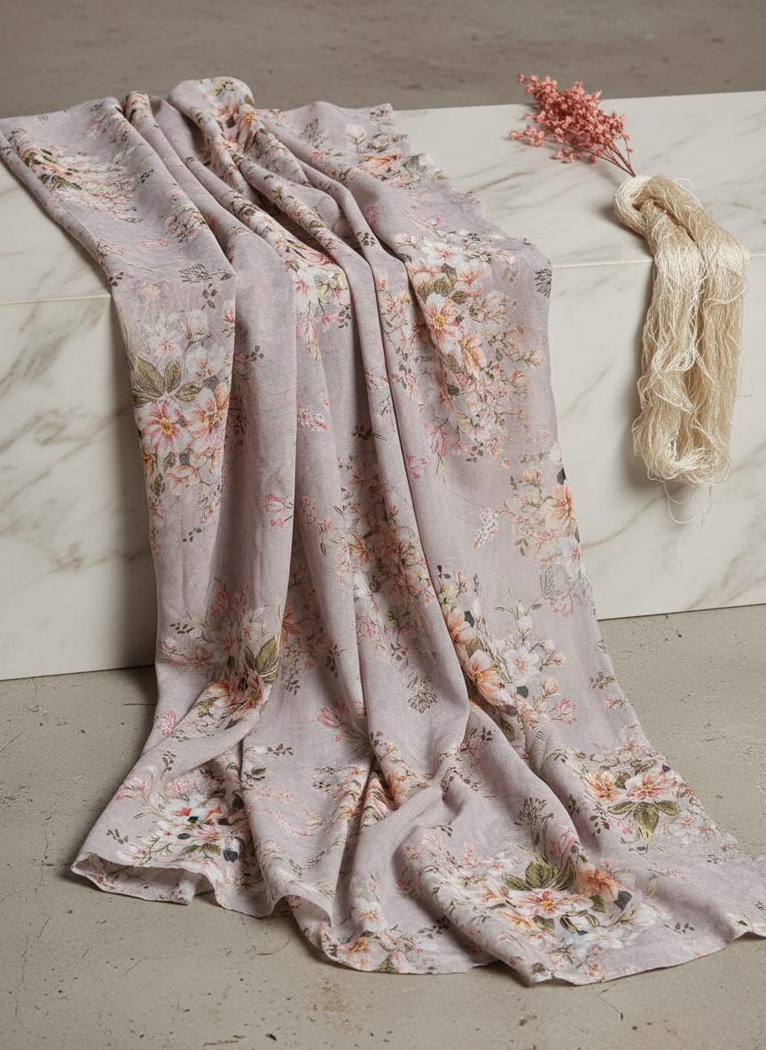 A Print that Whispers of a Garden