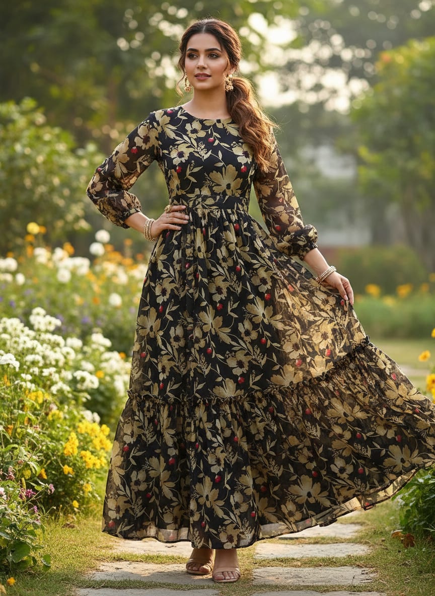 A Floral Print for Midnight Gardens