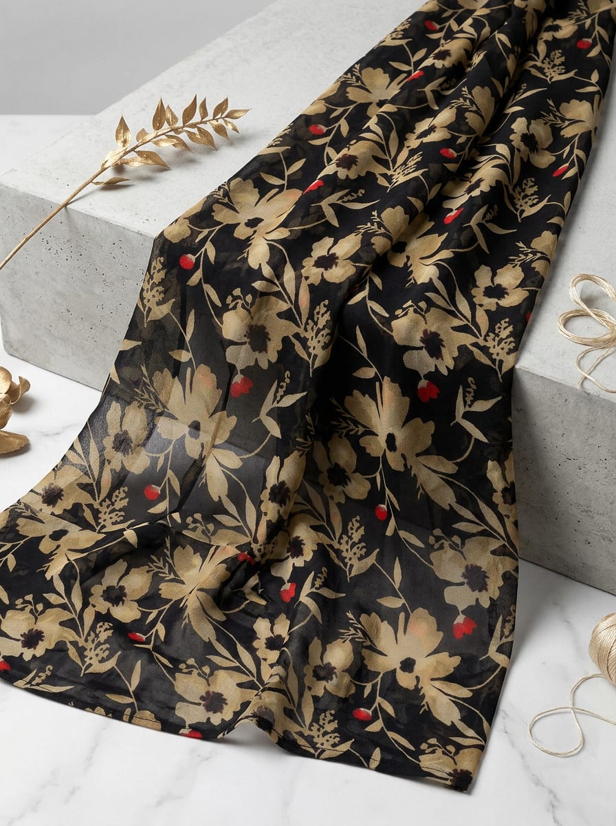 A Floral Print for Midnight Gardens