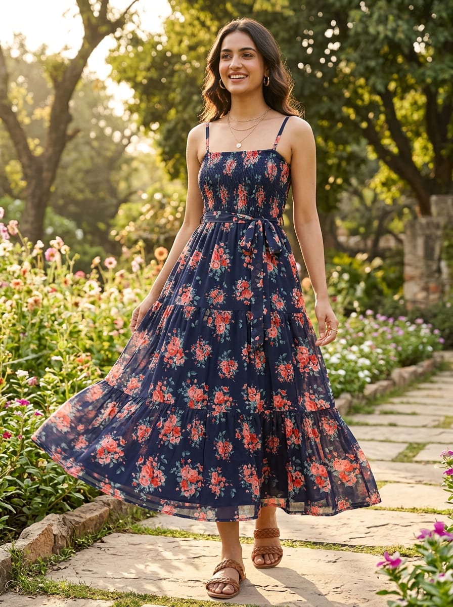 A Floral Print Steeped in Romance