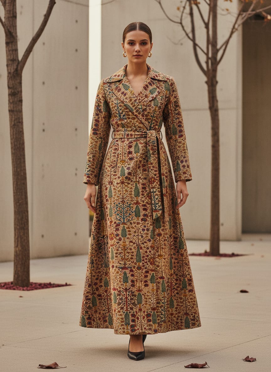 A Forest Floor Woven into Fabric