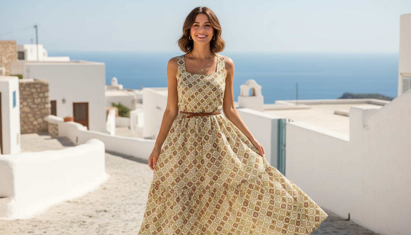 Pista Marrocan Weightless Printed Fabric