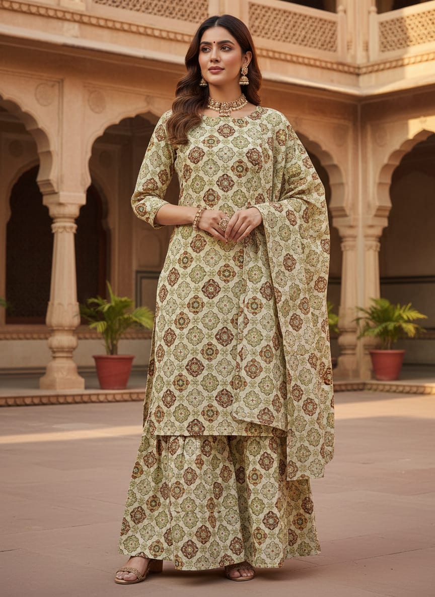Pista Marrocan Weightless Printed Fabric