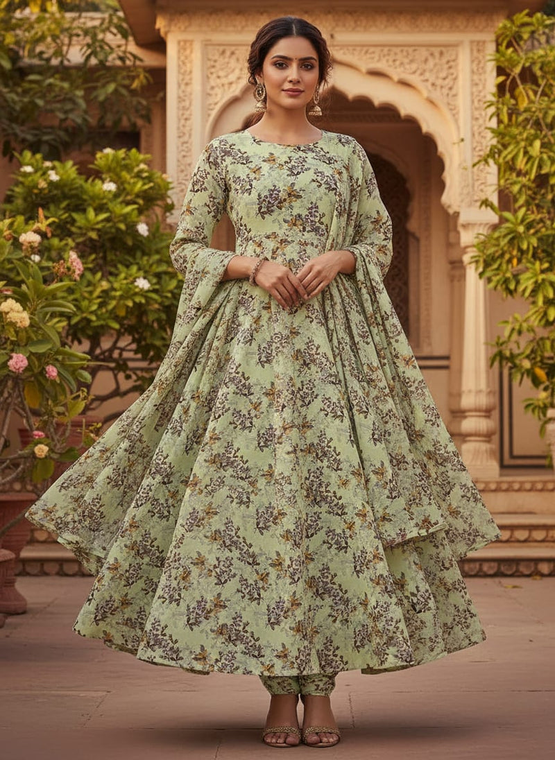 Pista Flower Weightless Printed Fabric