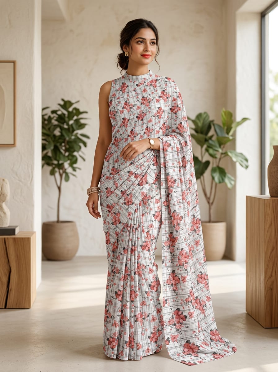 Where Garden Florals Meet Classic Checks