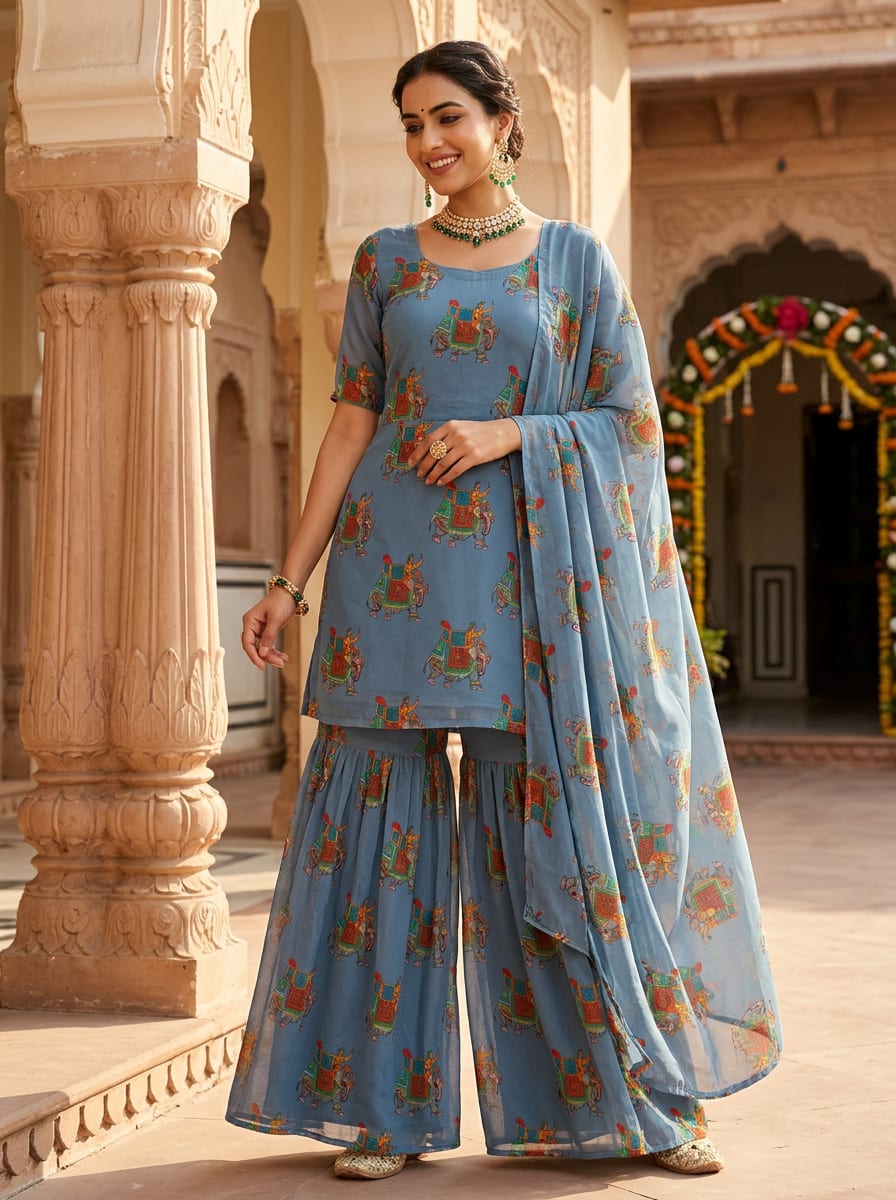 A Royal Procession Woven in Thread