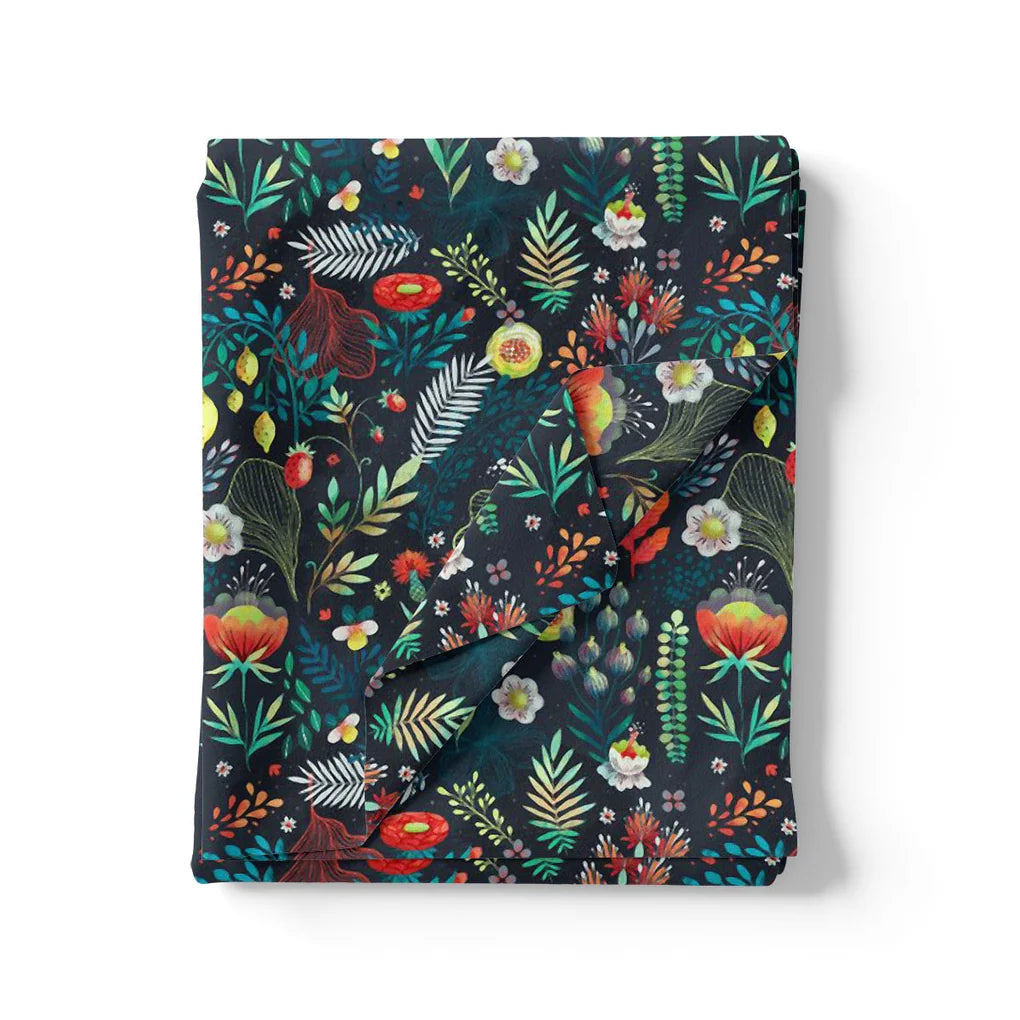 Classy Christmas Japan Satin Printed Fabric – 8.2