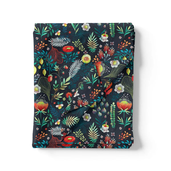 Classy Christmas Japan Satin Printed Fabric – 8.2 - alternate view