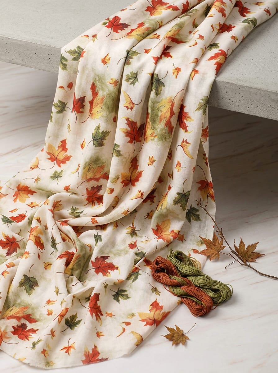 A Print that Captures Autumn's Dance