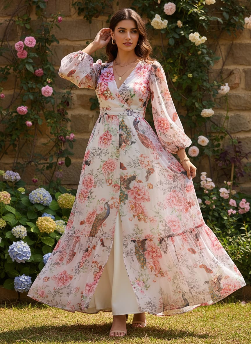 Where the Royal Peacock Meets the Garden
