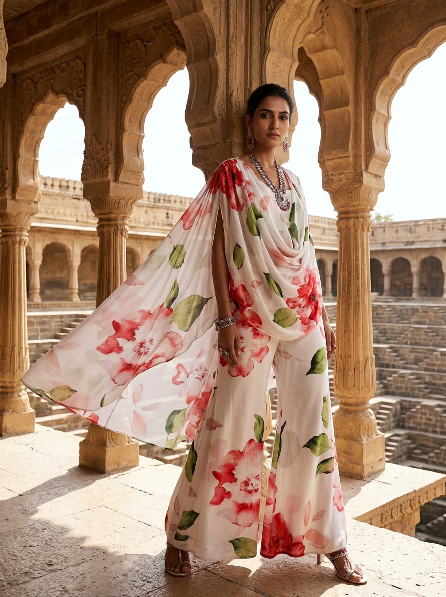 Where Watercolour Meets Woven Cloth