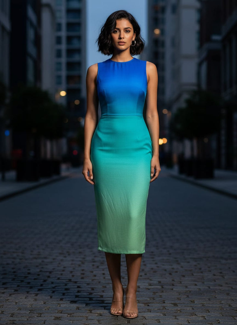 FAB VOGUE Studio's Classy Digital Printed Silk Crepe Fabric
