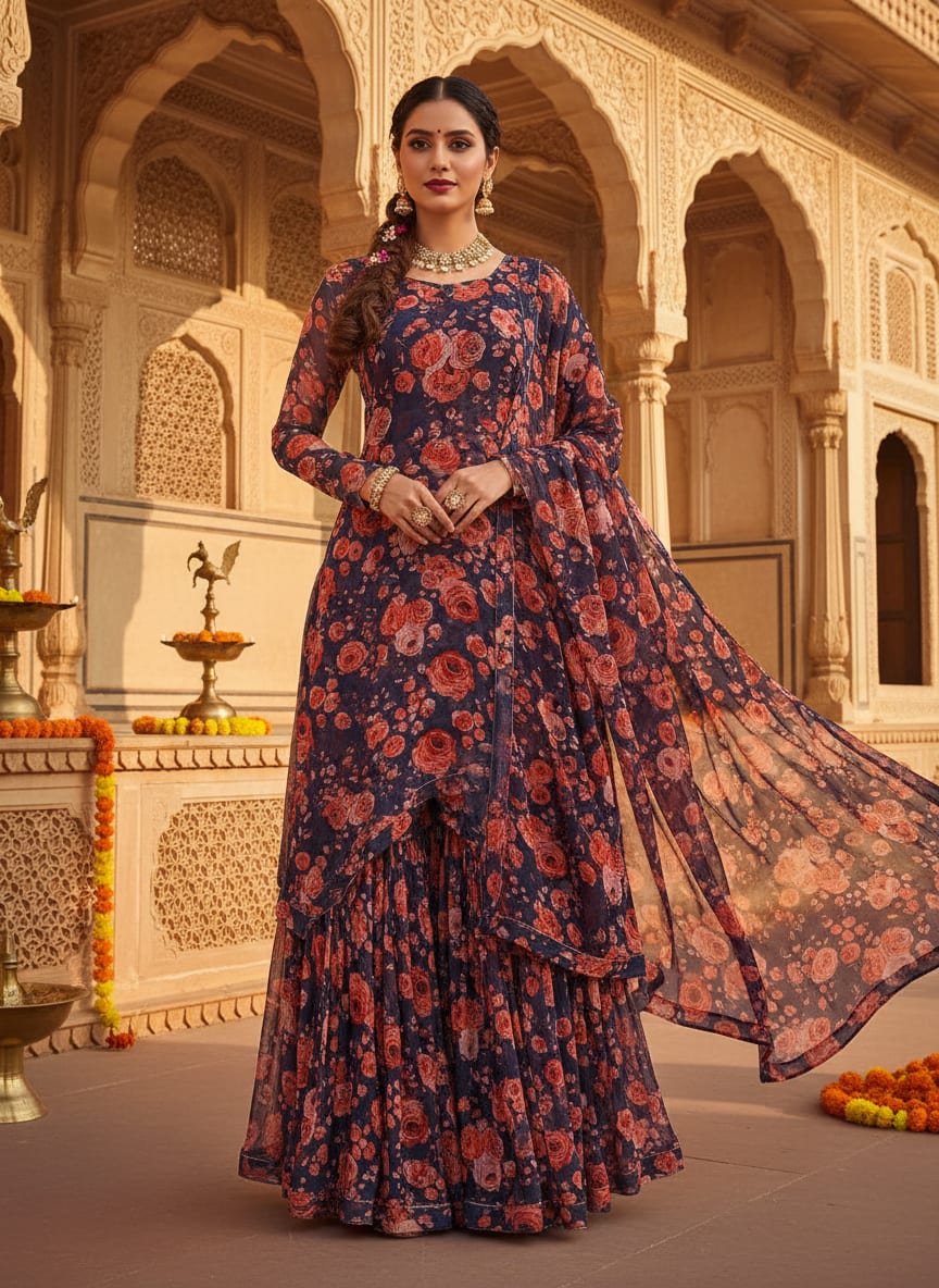 A Romance Written in Red and Navy