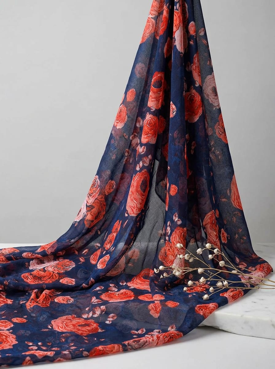 A Romance Written in Red and Navy