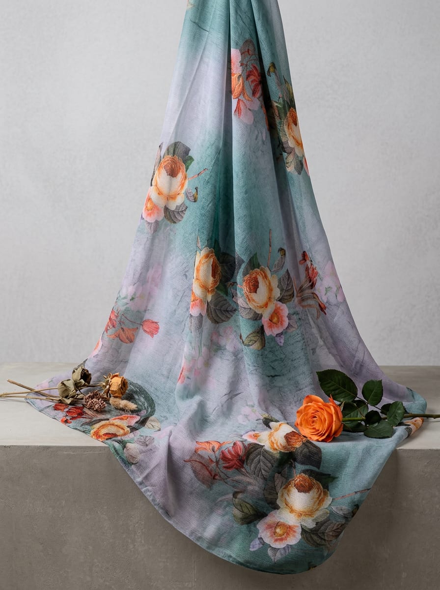 A Print Drawn from a Vintage Garden