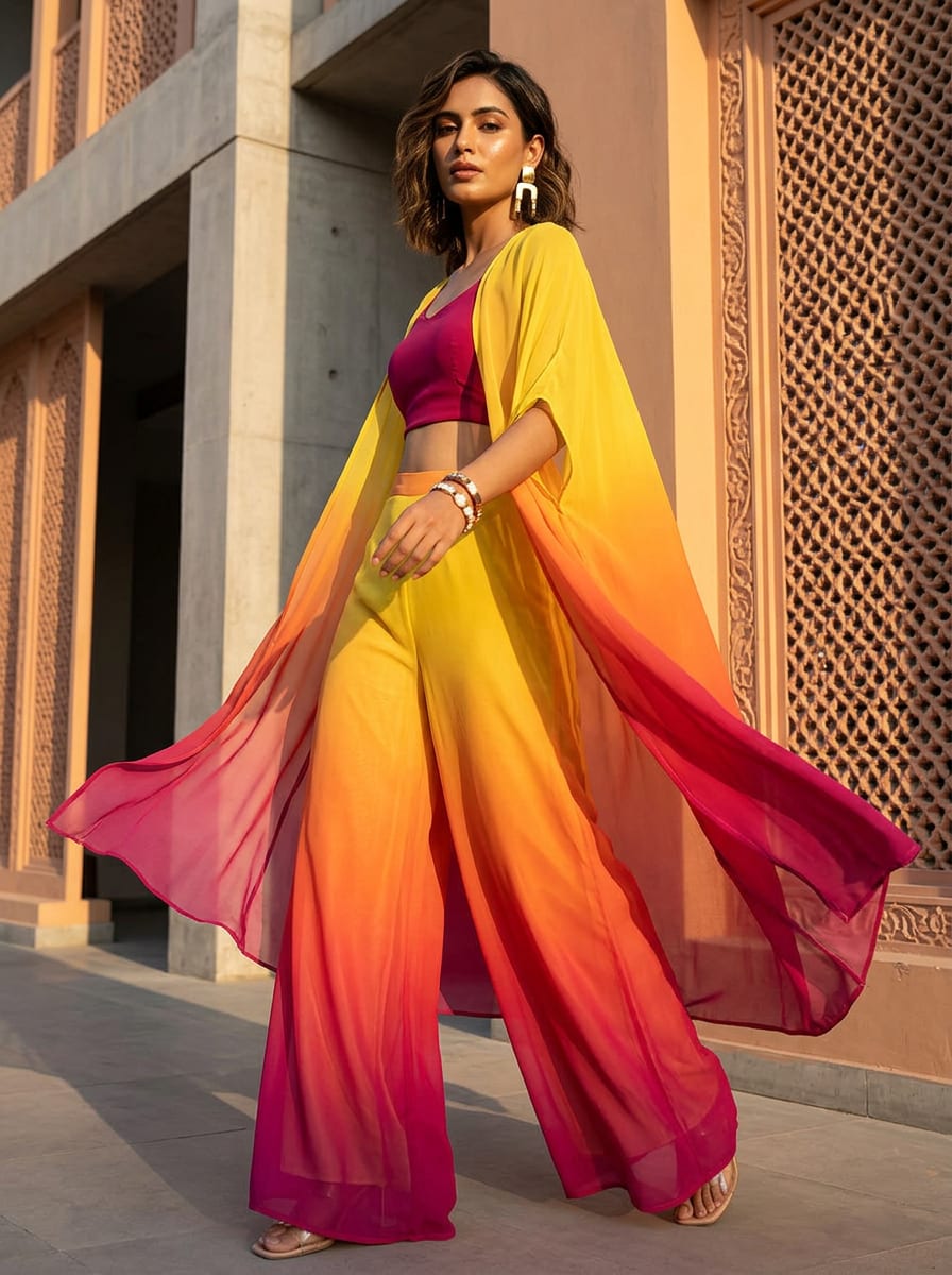 A Design Painted with Sunset Hues