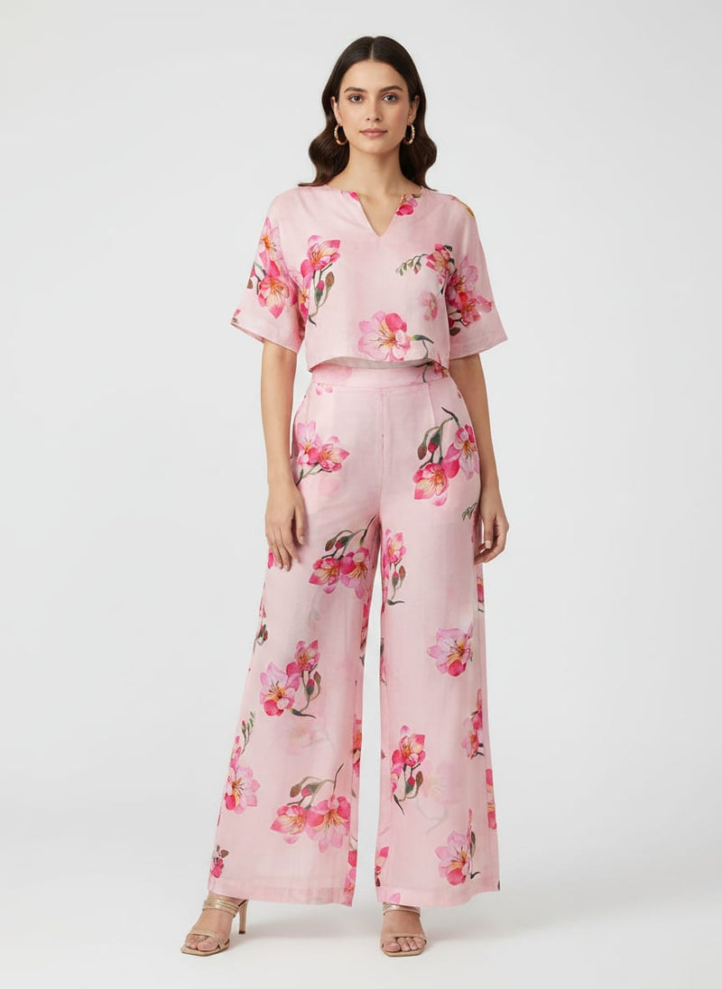 Floral Digital Printed Pure Cotton Fabric from FAB VOGUE Studio