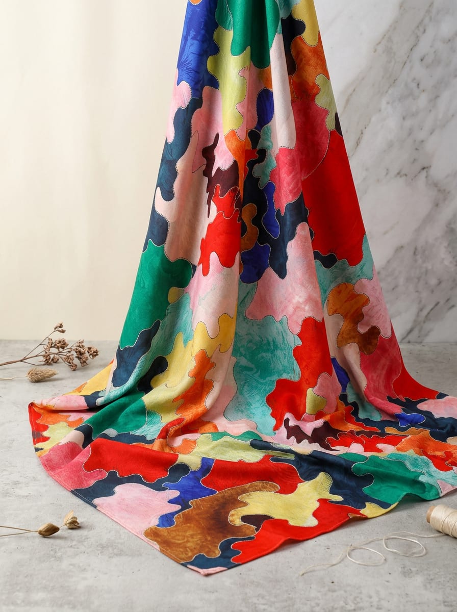 A Playful Puzzle of Interlocking Color