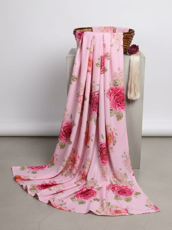 Floral Digital Printed Rayon Fabric from FAB VOGUE Studio