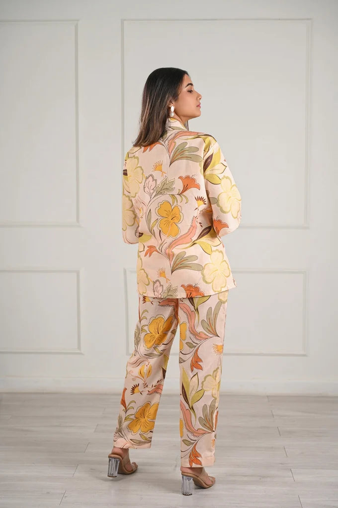 Linen Floral Co-ord Set – 81.2