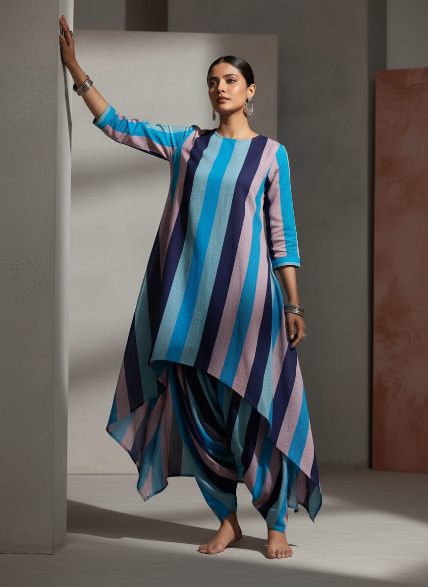 A Modern Rhythm in Lines and Hues