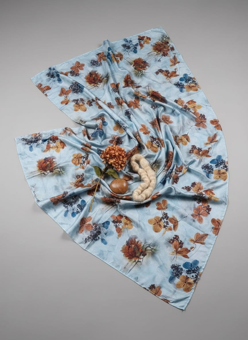 Where Autumn Leaves Meet Summer Blooms