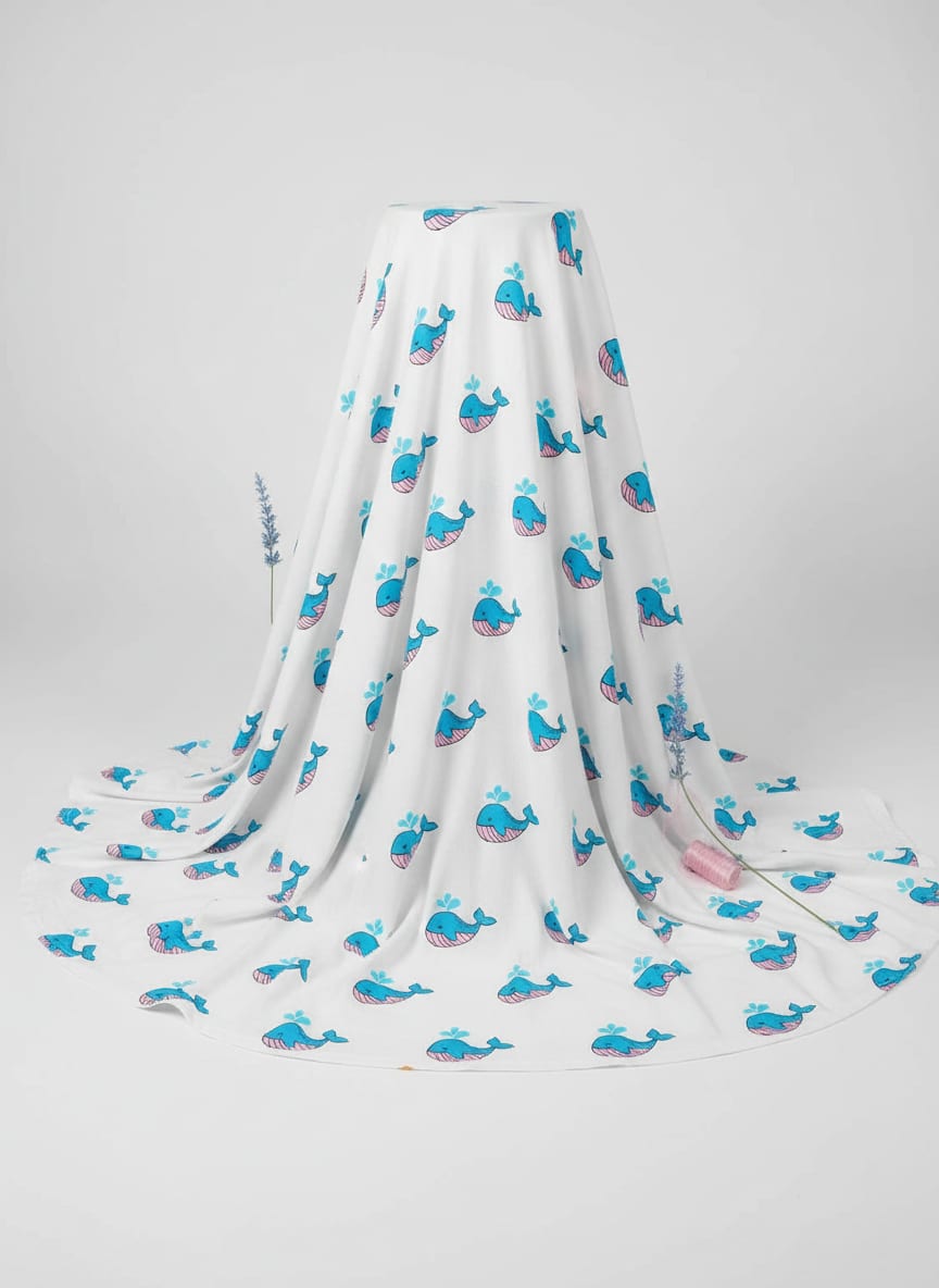 A Playful Print from the Deep Blue