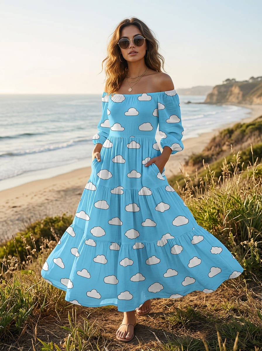 A Print That's Pure Blue Sky