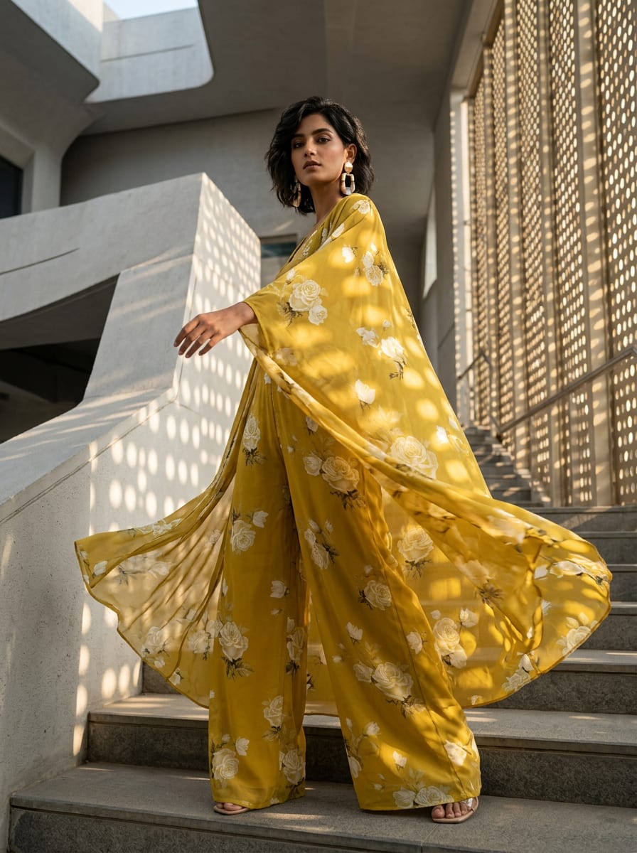 A Classic Rose Print, Bathed in Sunshine.
