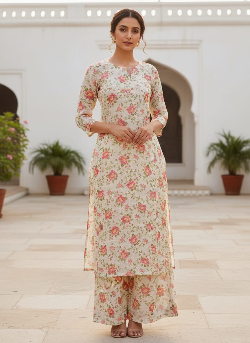 A Garden Trellis Woven in Thread