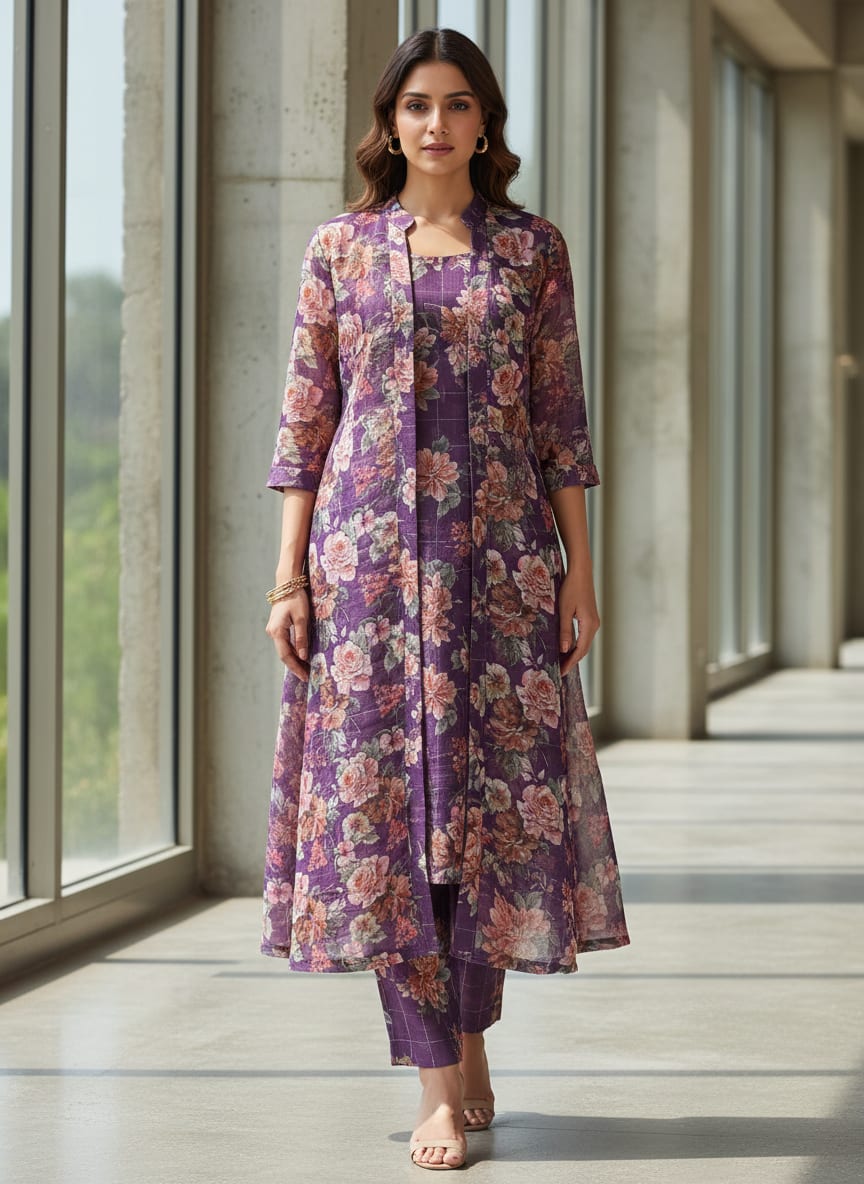 A Floral Print with a Painter's Touch