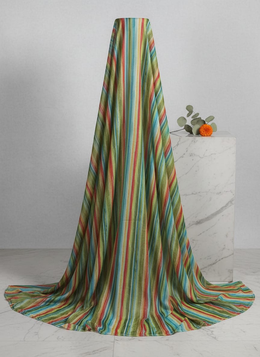 A Spectrum of Joyful, Painted Stripes
