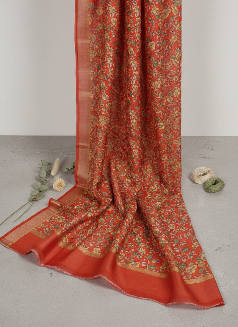 Gorgeous Sanganer Tussar Silk Fabric Material