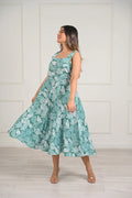 Flowy Floral Midi Dress – 84.3
